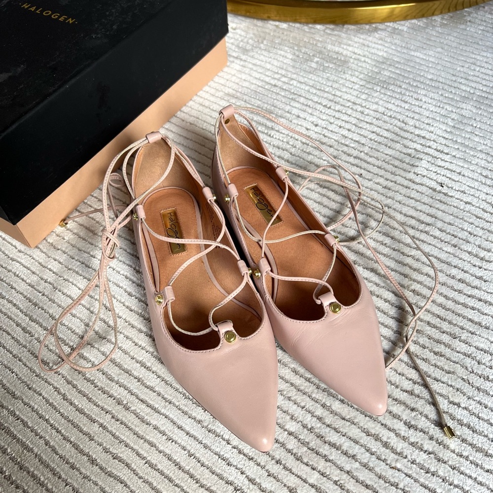 Halogen Leather Flats